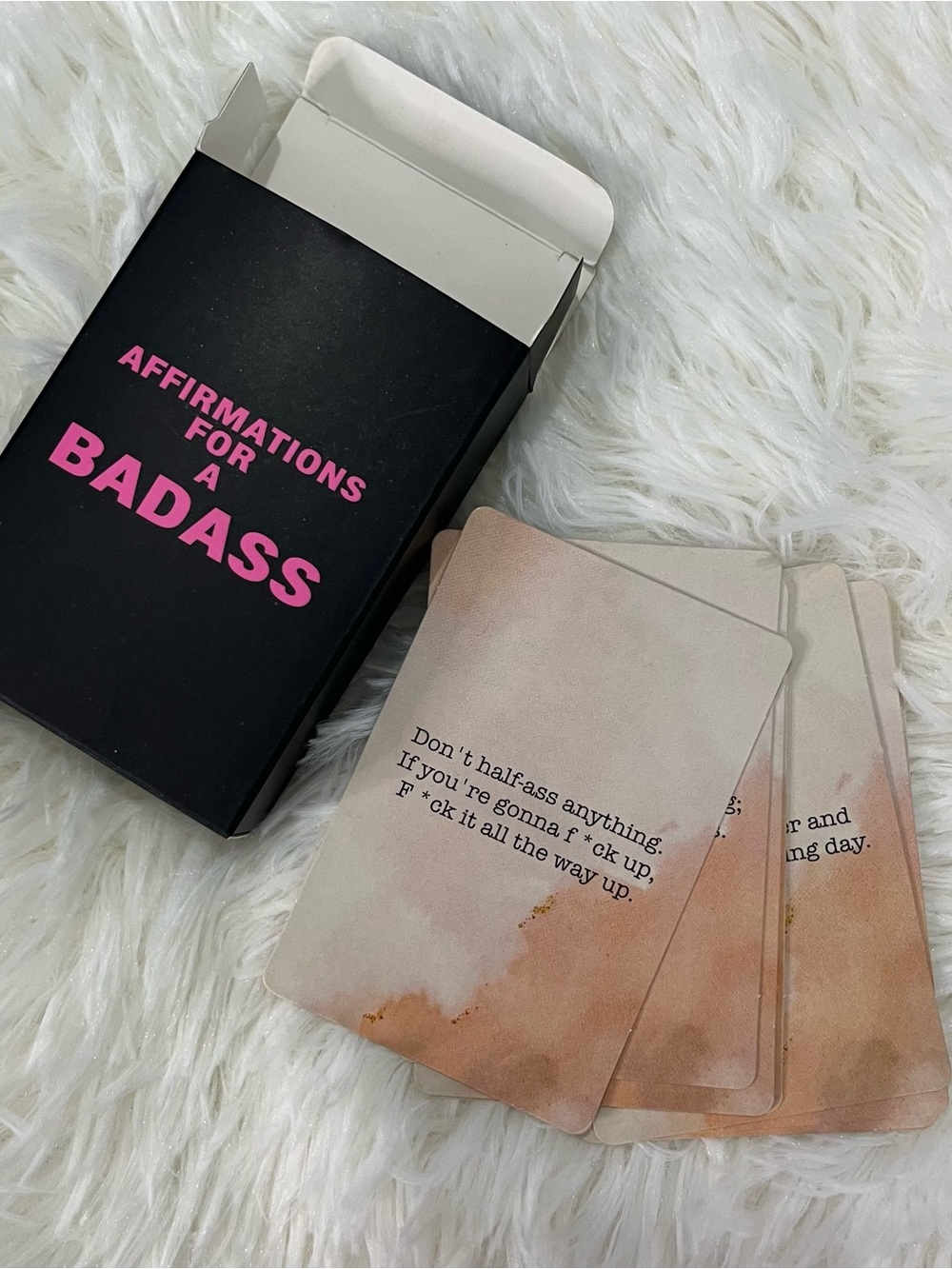 Affirmations For A Badass Cards